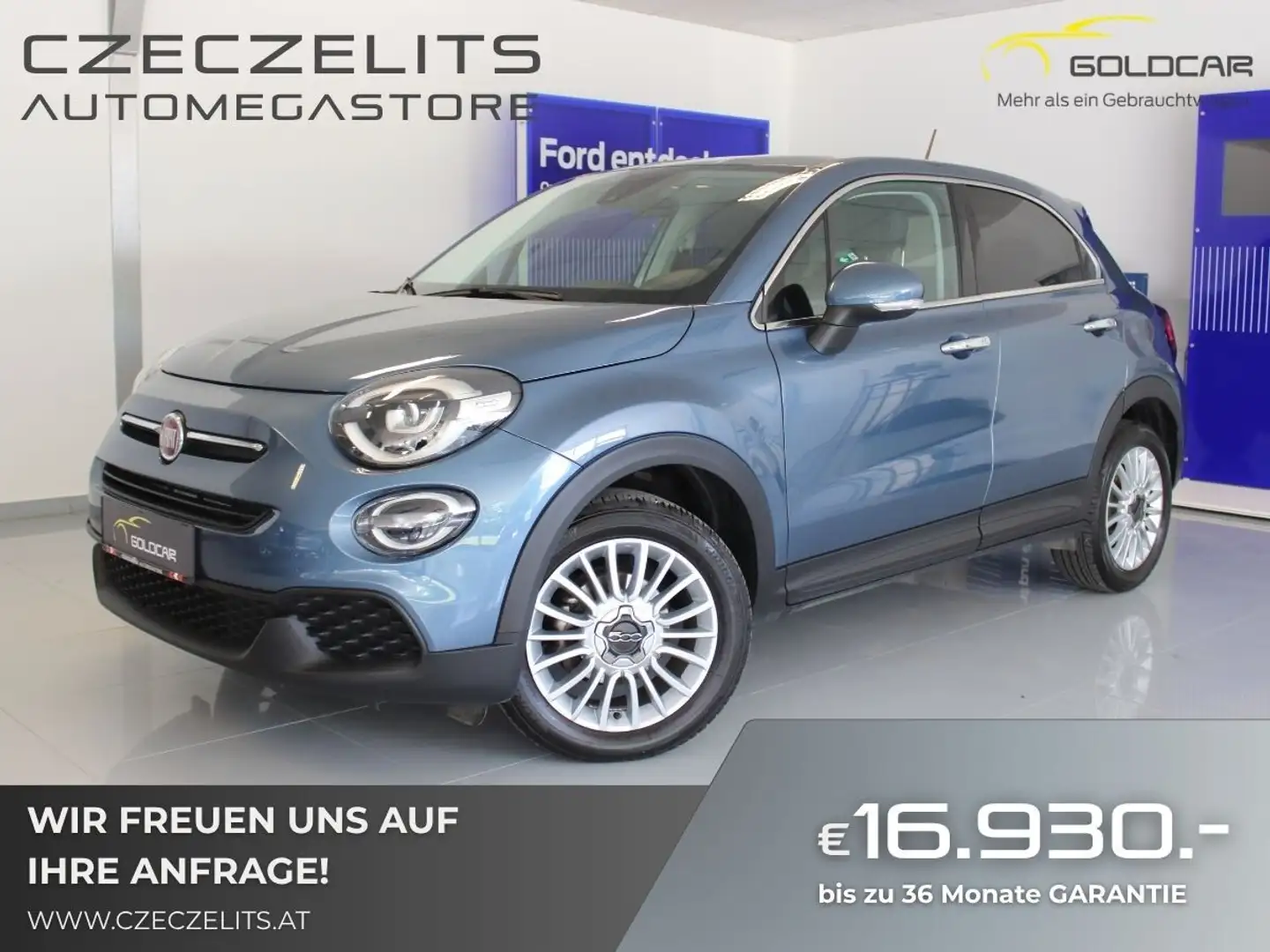Fiat 500X FireFly Turbo 120 Urban Blau - 1