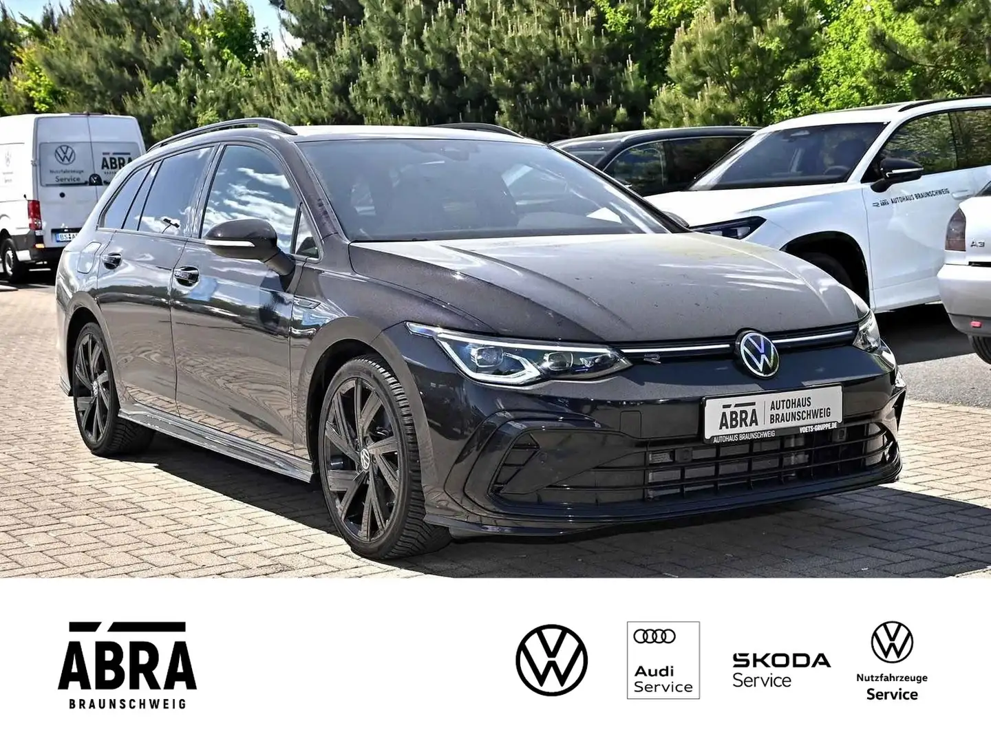 Volkswagen Golf VIII Variant 2.0 TSI R-Line DSG PANO+LED+CAM+AC... Noir - 2