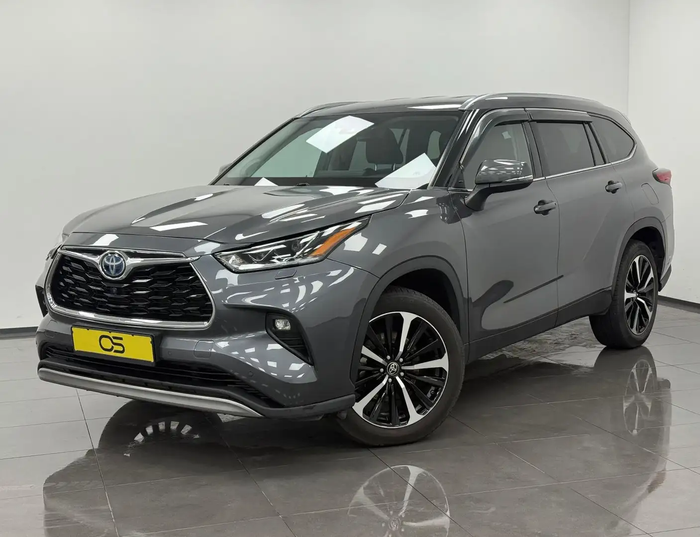 Toyota Highlander Hybrid Luxury AWD LED 360° Leder JBL Серый - 1