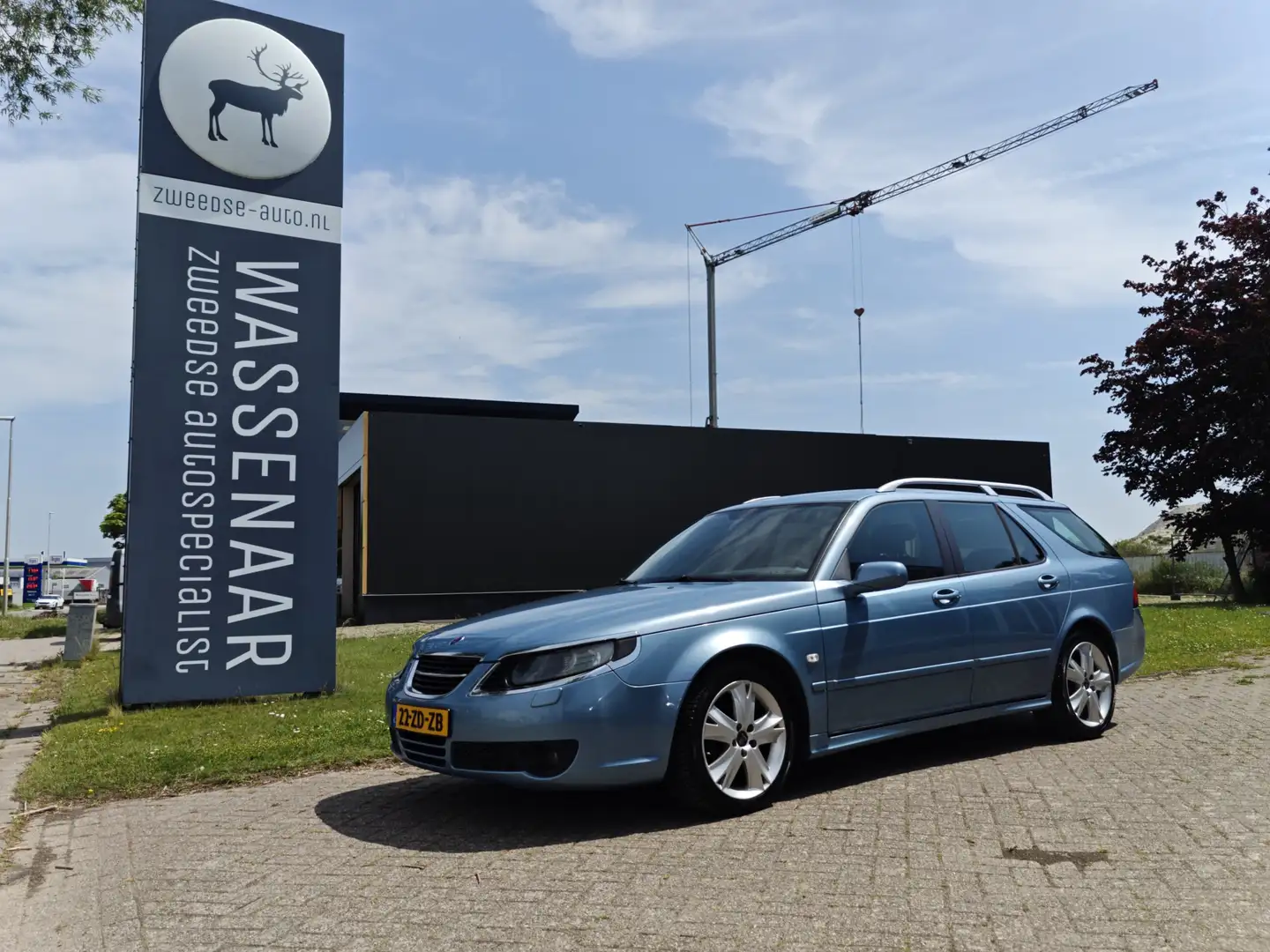 Saab 9-5 Estate 1.9 TiD Vector Anniversary Edition | Leer | Blauw - 1