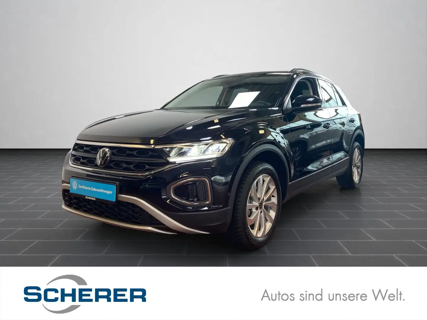 Volkswagen T-Roc Life 1,5TSI DSG NAVI GJR ACC "KEYLESS ACCE Schwarz - 1