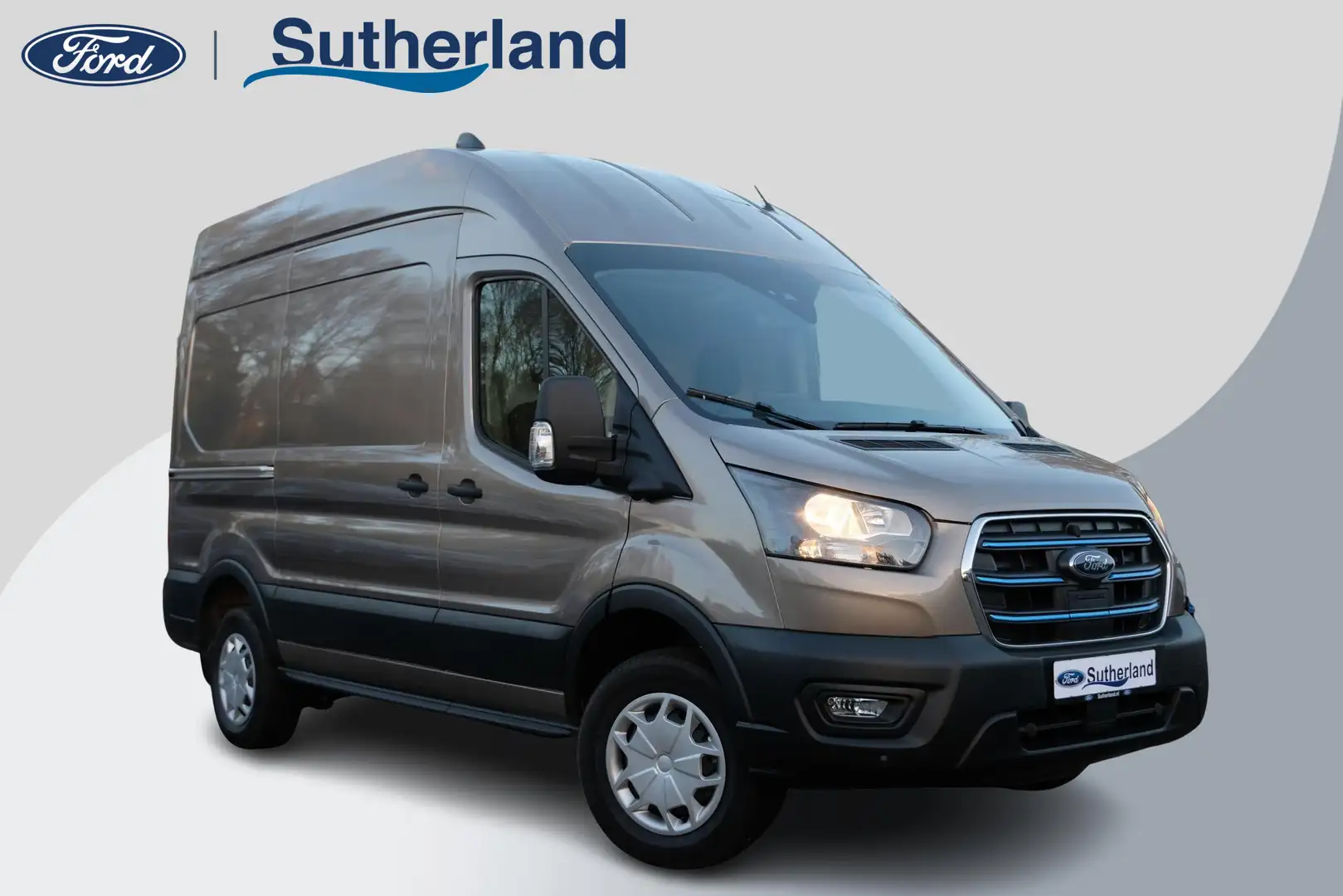 Ford E-Transit 350 L2H3 Trend 68 kWh Direct Leverbaar | SYNC 4 | Zilver - 1