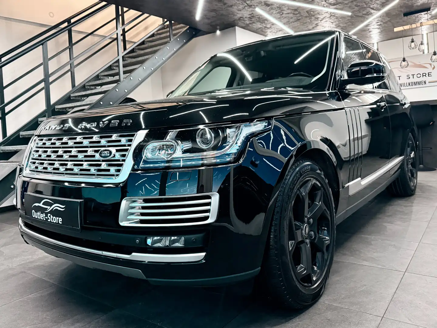 Land Rover Range Rover Vogue4,4 HSE*Meridian*R-Kamera*Luft*SHZ*Bestpreis* Fekete - 1