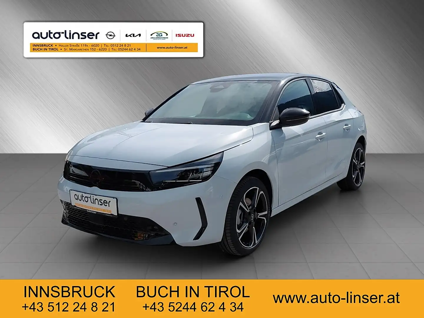 Opel Corsa 1,2 Direct Injection Turbo Euro 6.4 GS Weiß - 1
