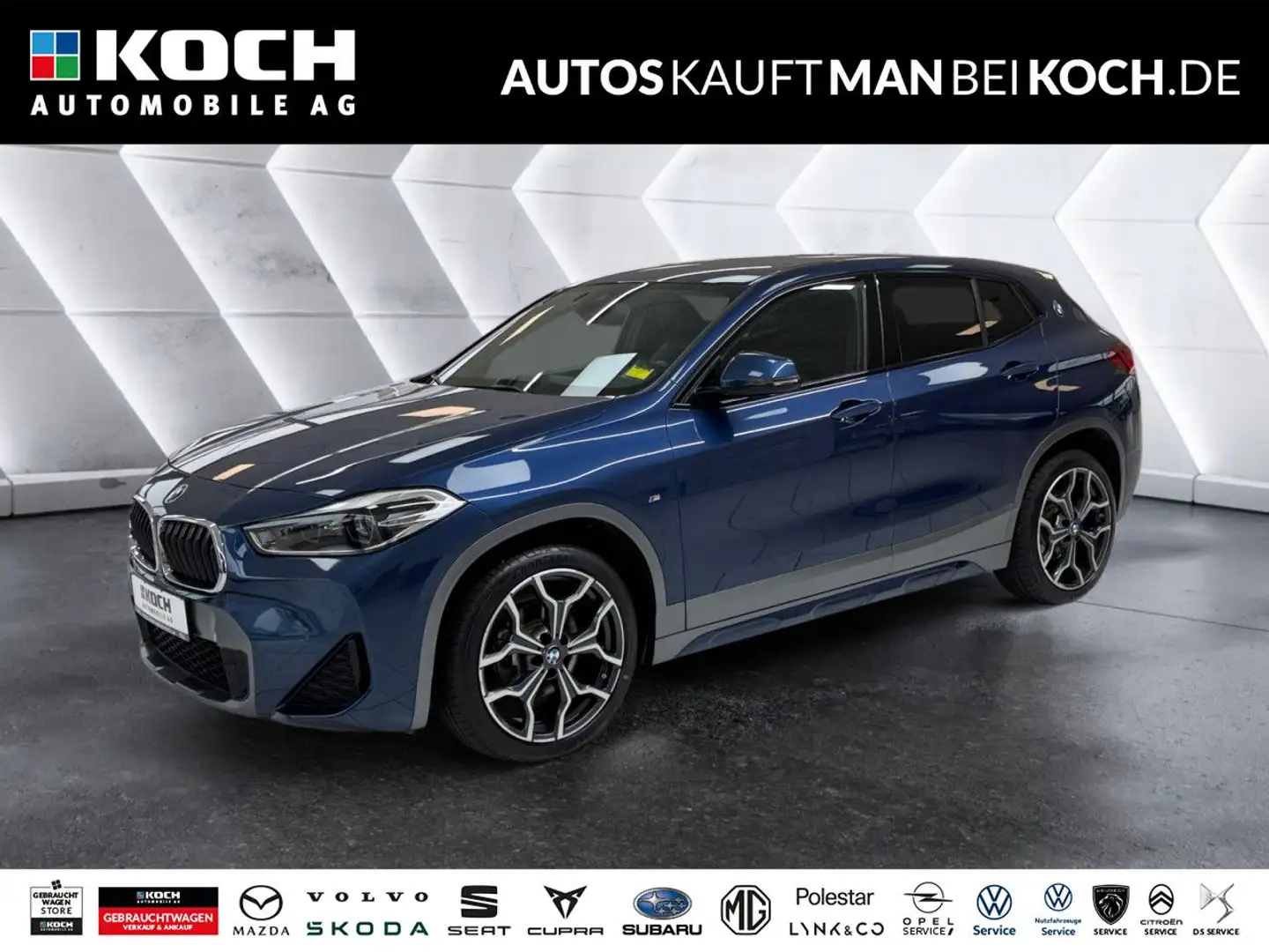 BMW X2 sDrive18d M Sport X NAVI TLEDER PDC KAMERA LED Blau - 1