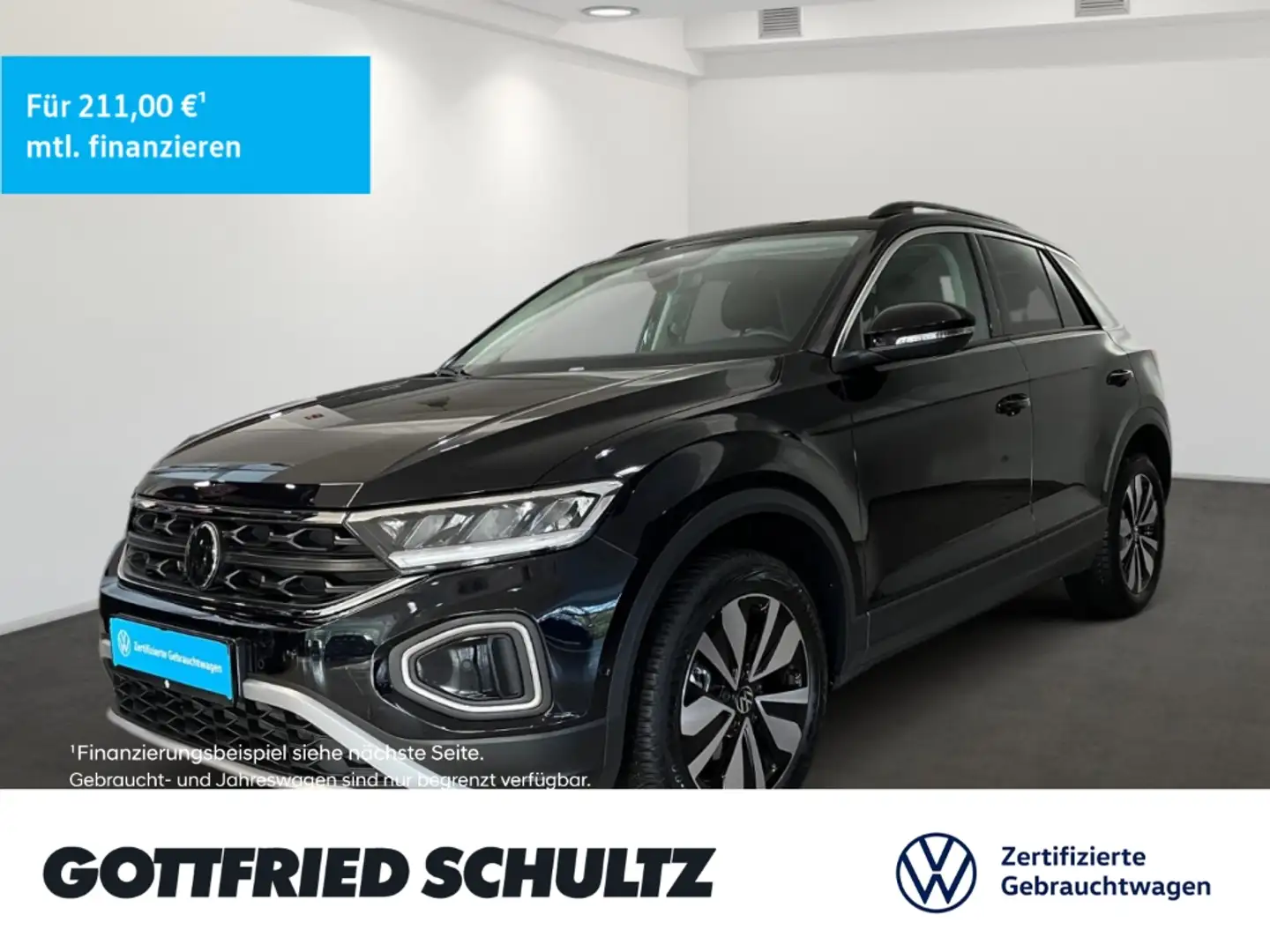 Volkswagen T-Roc 1.5 TSI DSG Navi Sitzheizung APP-Connect ACC Zwart - 1