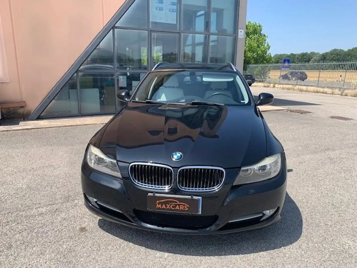 BMW 320 Serie 3 E91 Touring 320d Touring Eletta 184cv Czarny - 1