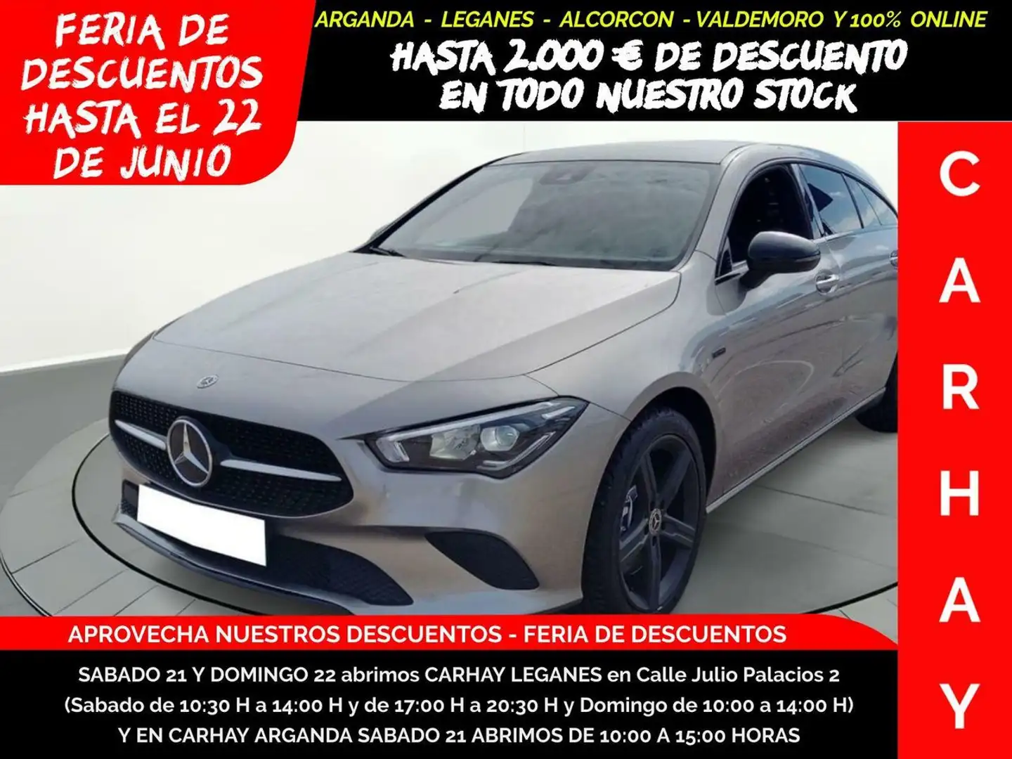 Mercedes-Benz CLA 250 E PHEV AUT Gris - 1