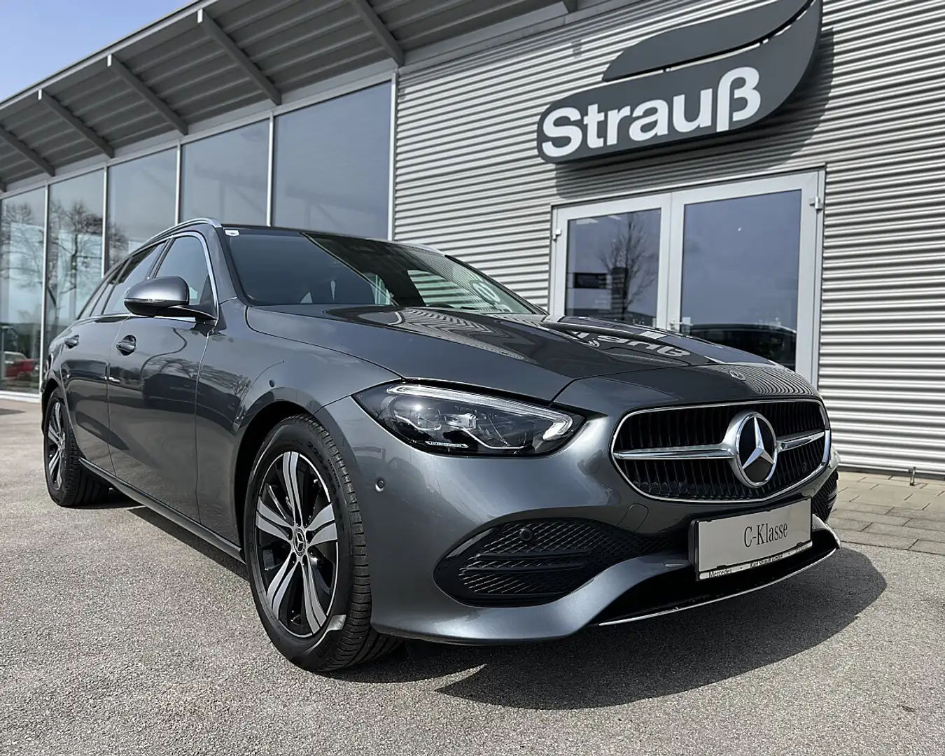 Mercedes-Benz C 200 d T Aut. Advanced plus Silber - 1