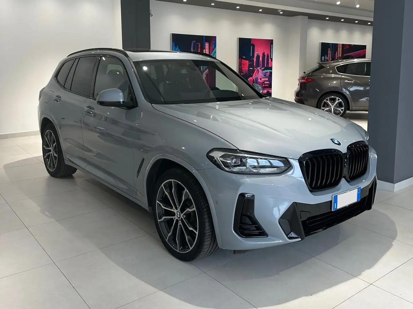 BMW X3 X3 xdrive20d mhev 48V Msport auto Grijs - 1