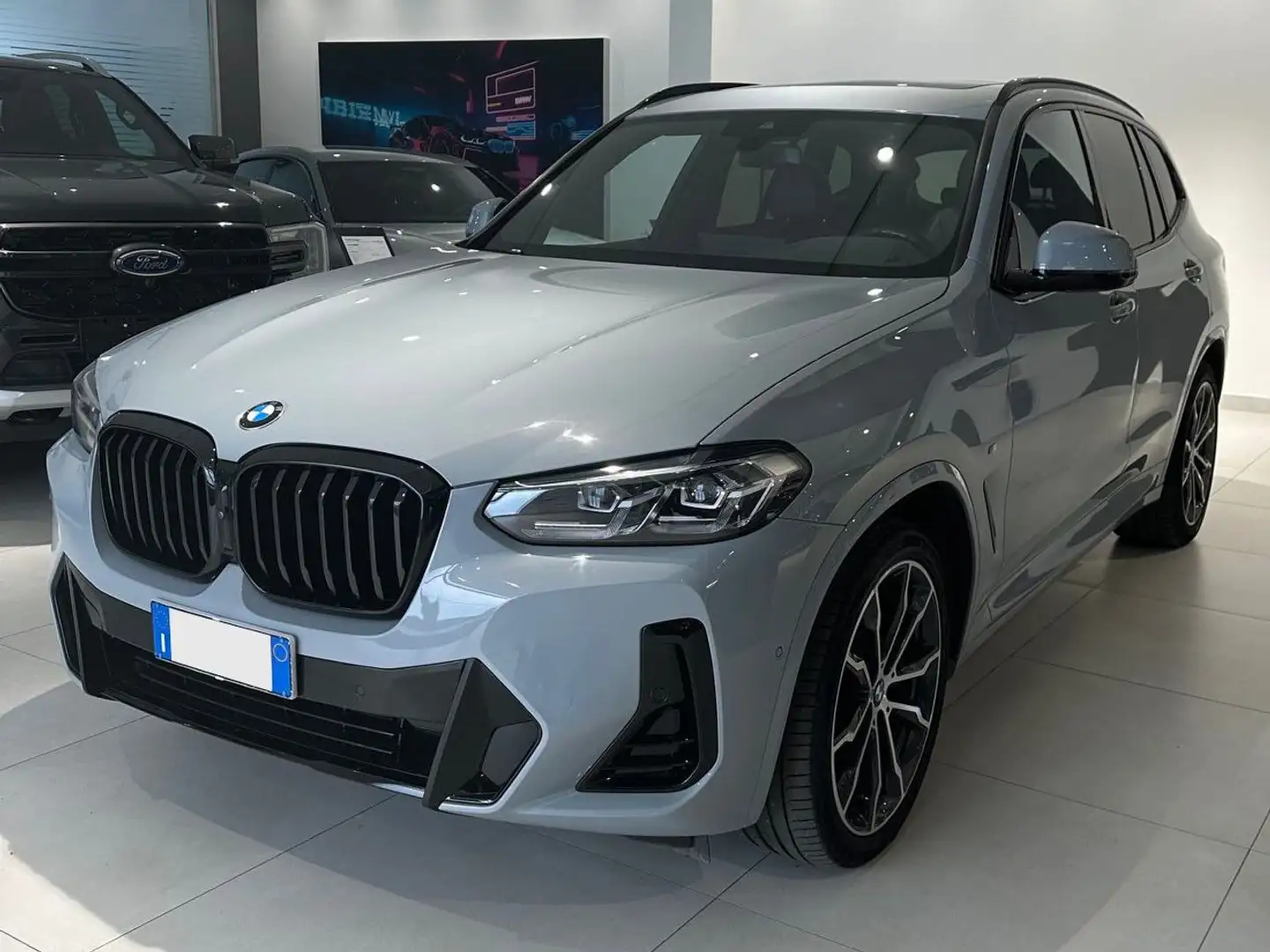 BMW X3 X3 xdrive20d mhev 48V Msport auto Grijs - 2