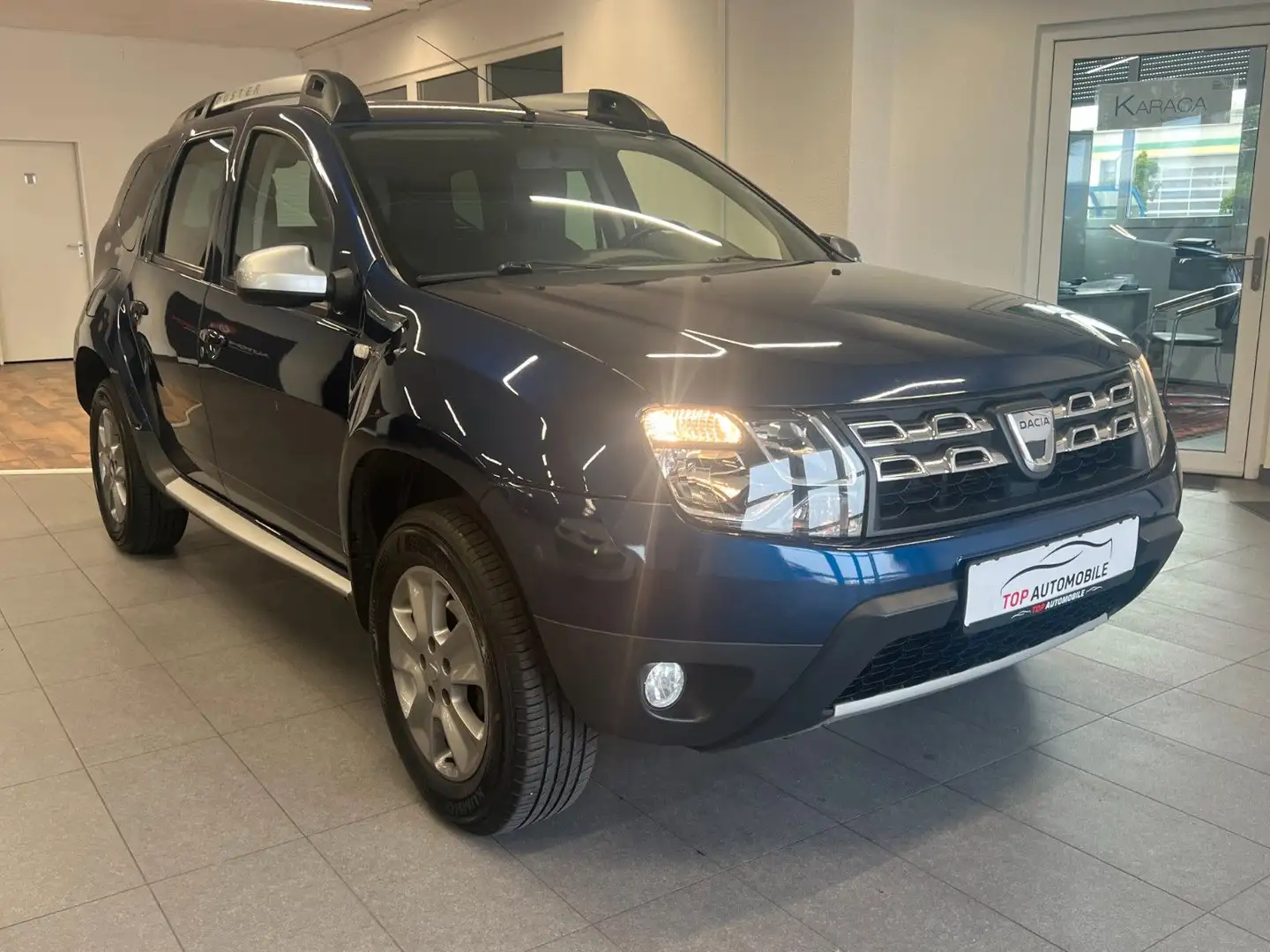 Dacia Duster I Prestige 4x4*AHK*NAVI*SHZ*TEMPO*LEDER* Blau - 2