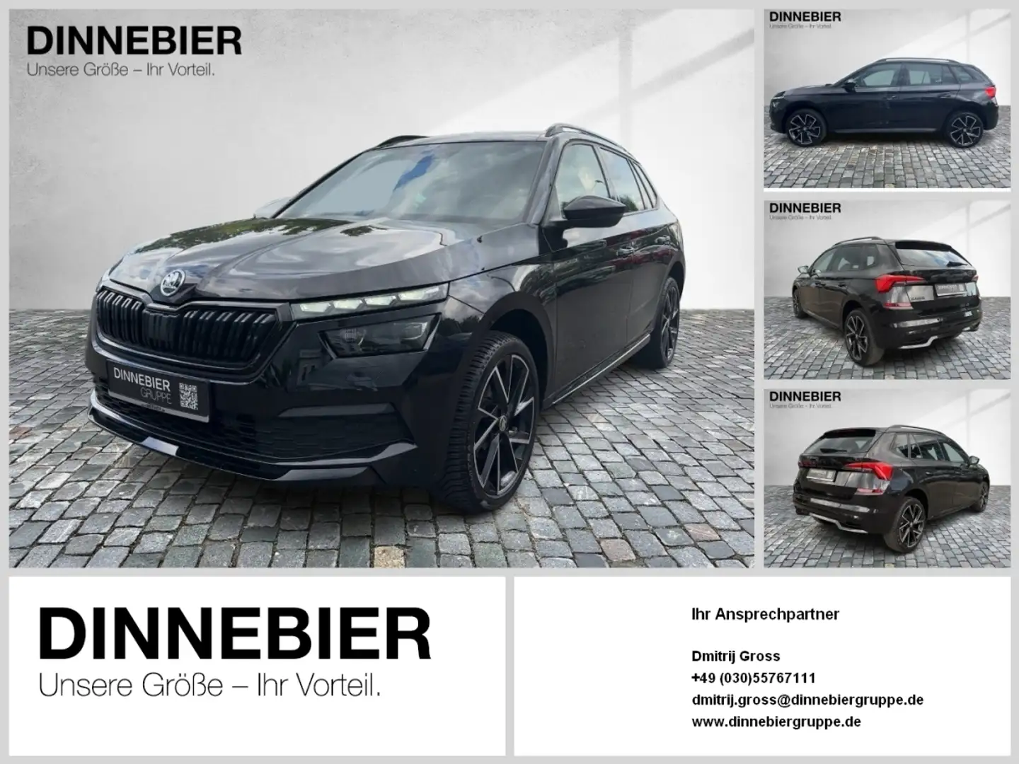 Skoda Kamiq Monte Carlo*Panorama*Kamera*LED*Tempomat Czarny - 1