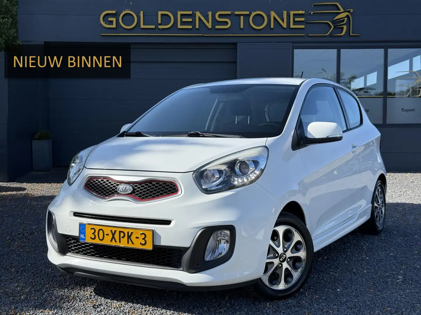 Kia Picanto 1.2 CVVT ISG Plus Pack 1e Eigenaar,Airco,Lm velgen Wit - 1