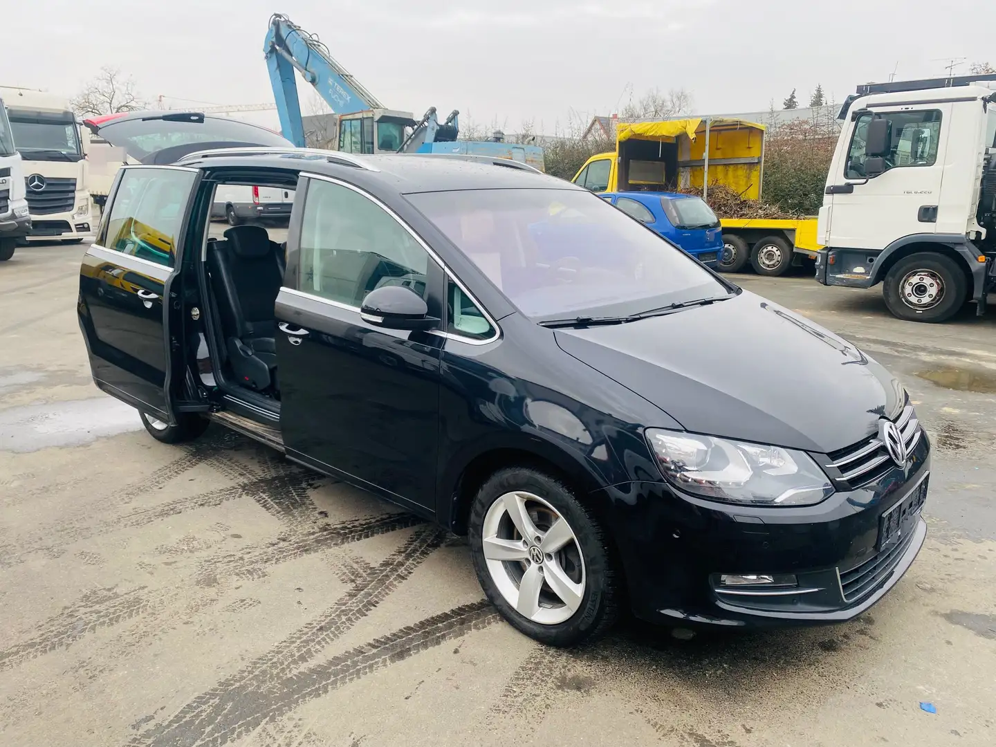 Volkswagen Sharan Sharan Highline BMT 2.0 BlueMotion *7Sitzer/PDC Nero - 1