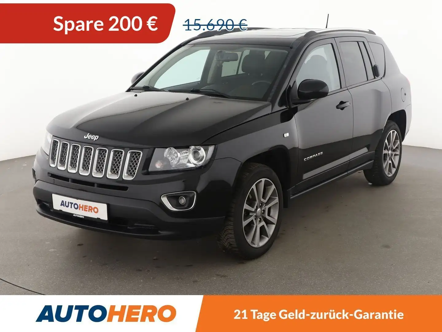 Jeep Compass 2.4 Limited 4x4 Aut.*NAVI*TEMPO*CAM*SHZ*KLIMA* Negru - 1