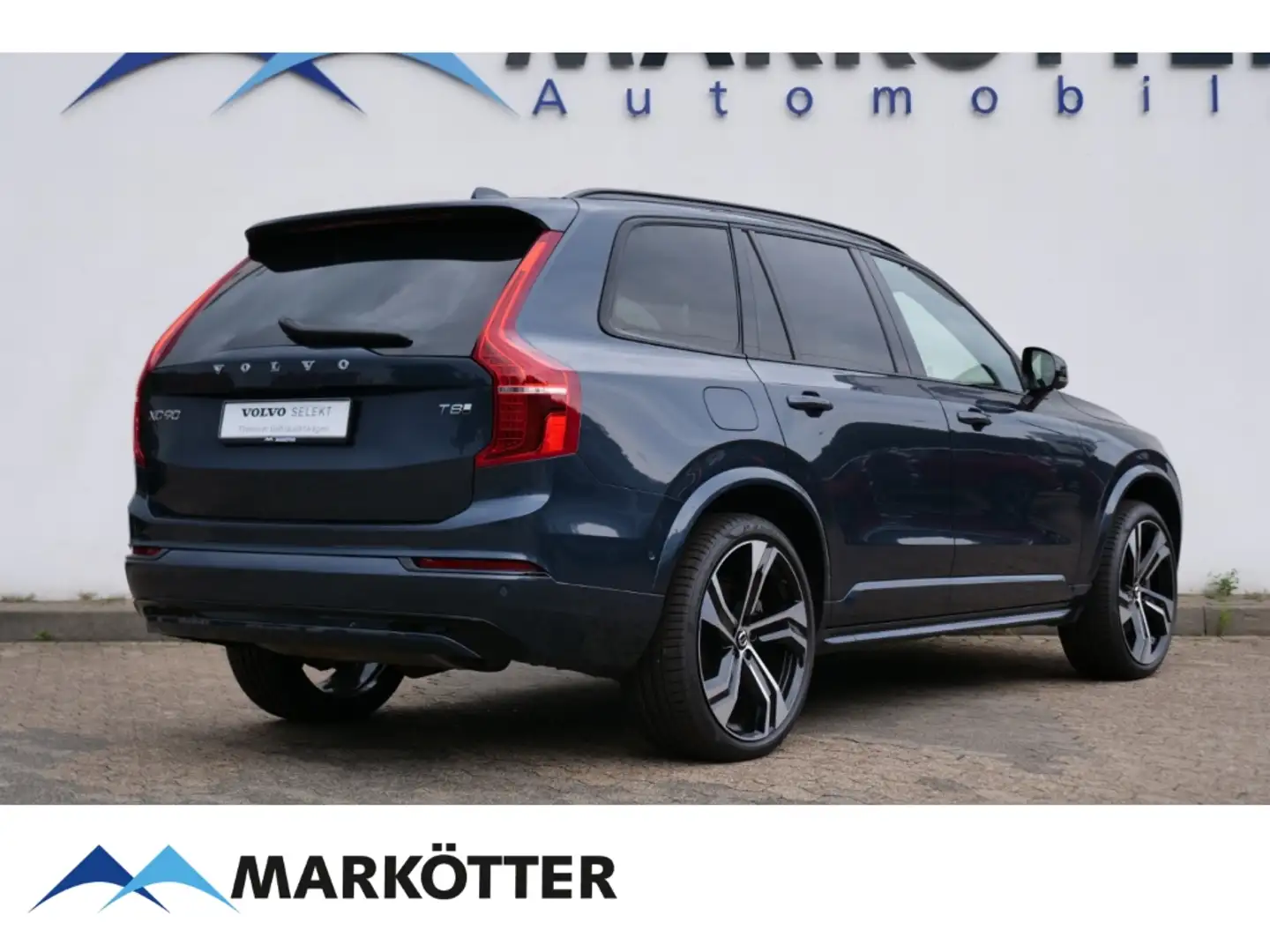 Volvo XC90 T8 AWD Recharge Ultra Dark 7-Sitzer PANO/ Kék - 2