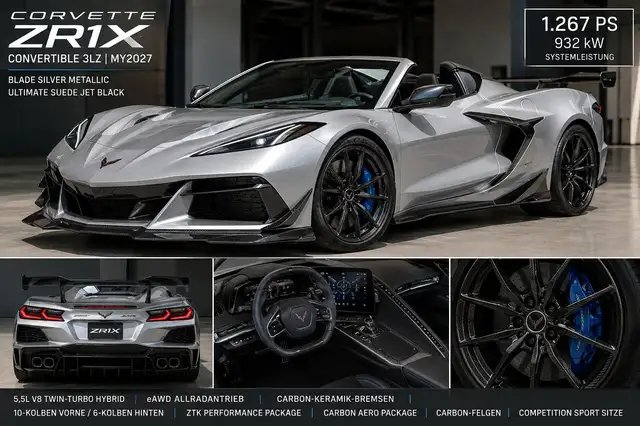 Corvette ZR1 ZR1X Corvette 1.267 PS | eAWD | Ank. Sept.