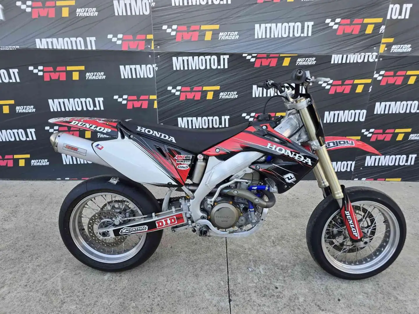 Honda CRF 450 Motard Targata Kw 35 A2 Rosso - 1