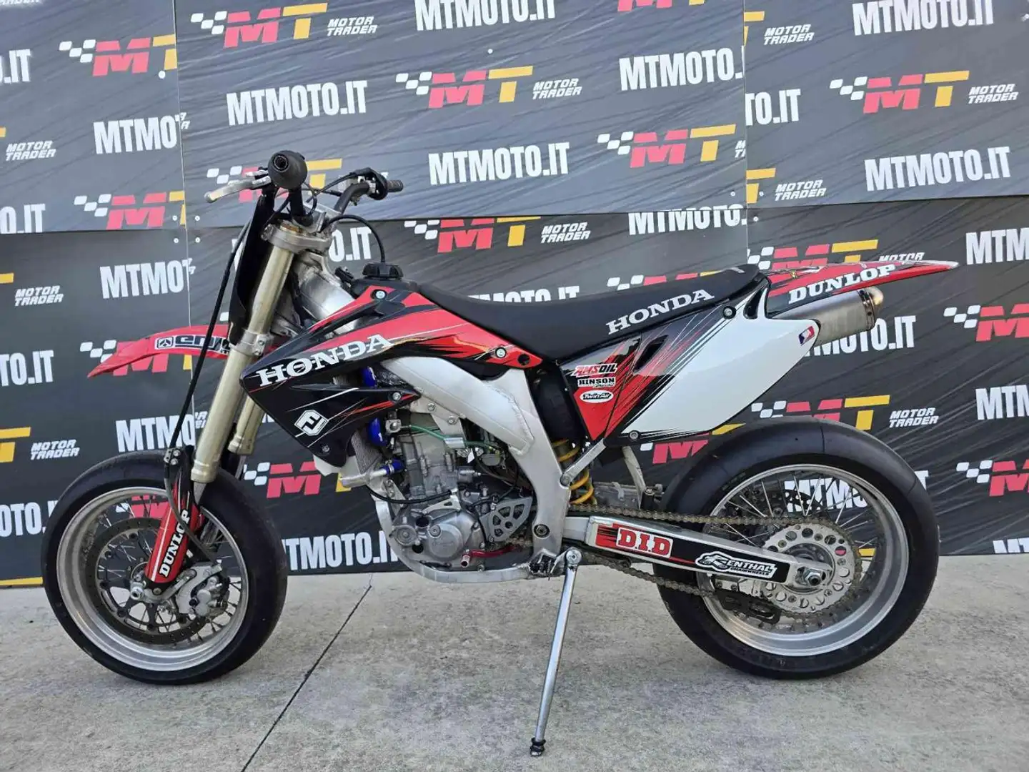 Honda CRF 450 Motard Targata Kw 35 A2 Rosso - 2