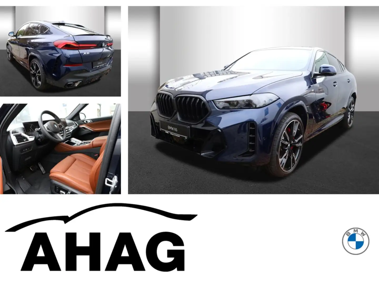 BMW X6 xDrive40d M Sport UPE 129.440 EUR Bleu - 1