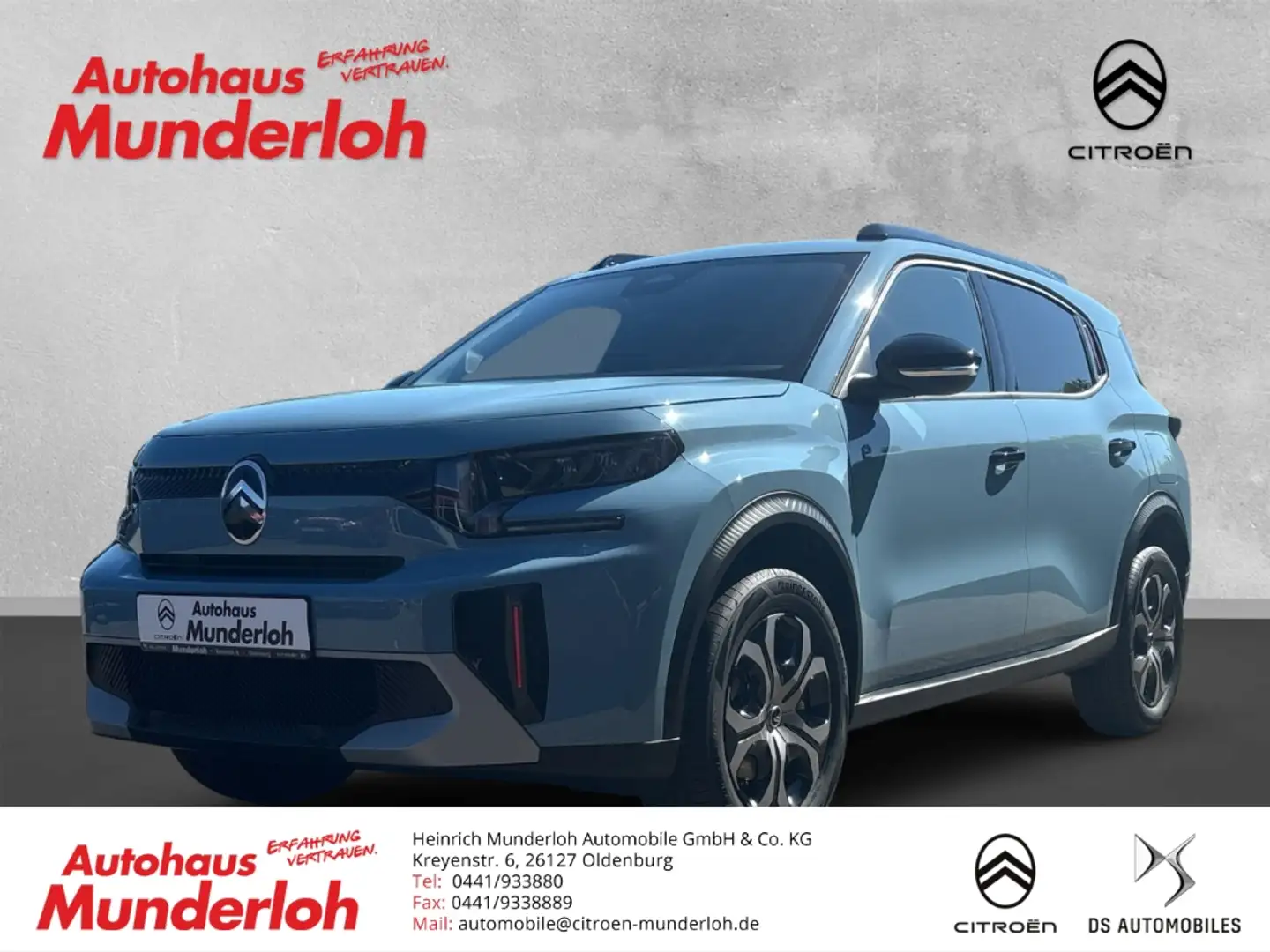 Citroen C3 Aircross PLUS Elektromotor  LED Apple CarPlay Android Auto Bleu - 1