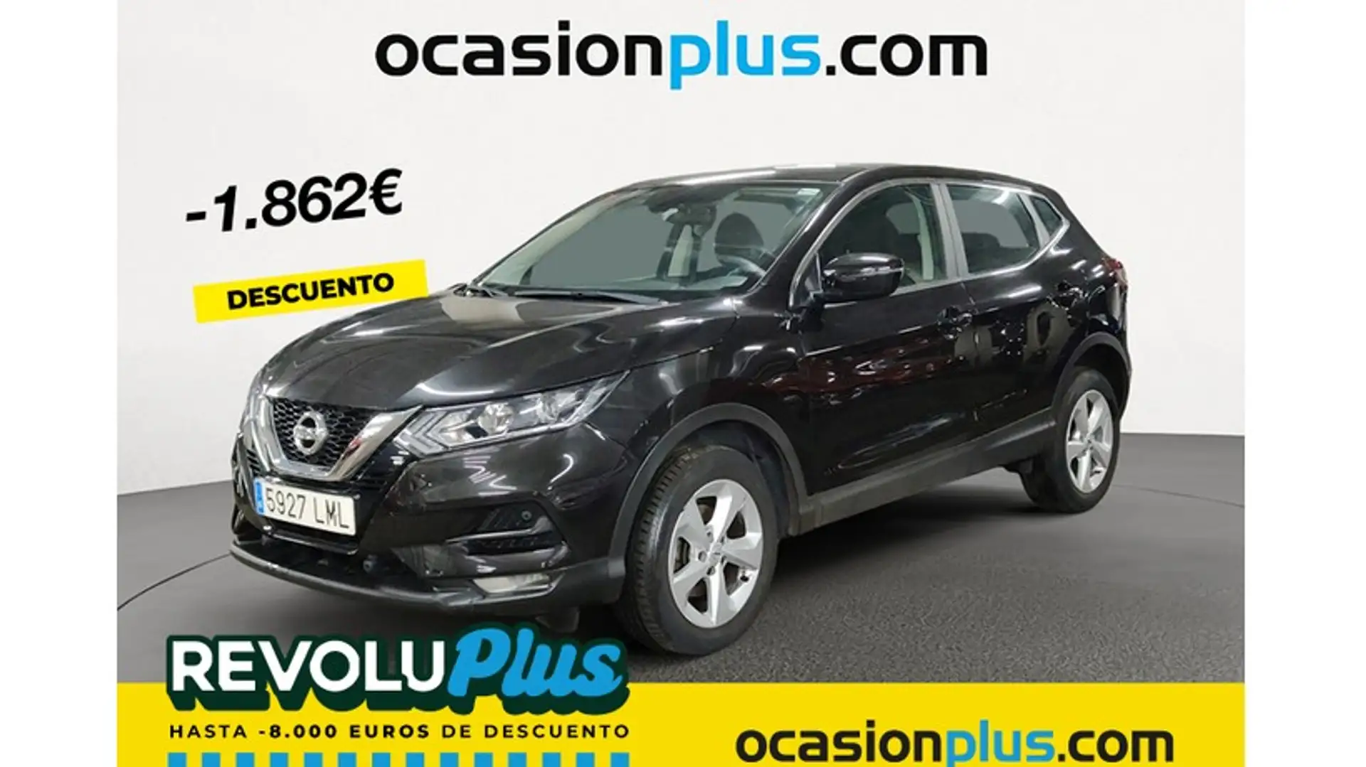 Nissan Qashqai 1.5dCi Acenta 4x2 85kW Negro - 1