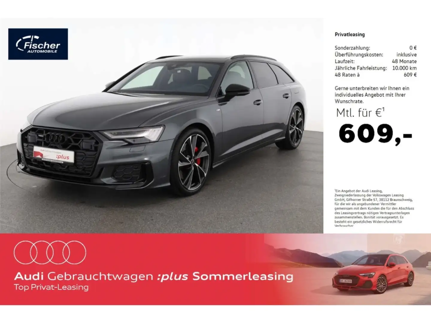 Audi A6 Avant 55 TFSI e quattro S line Grau - 1