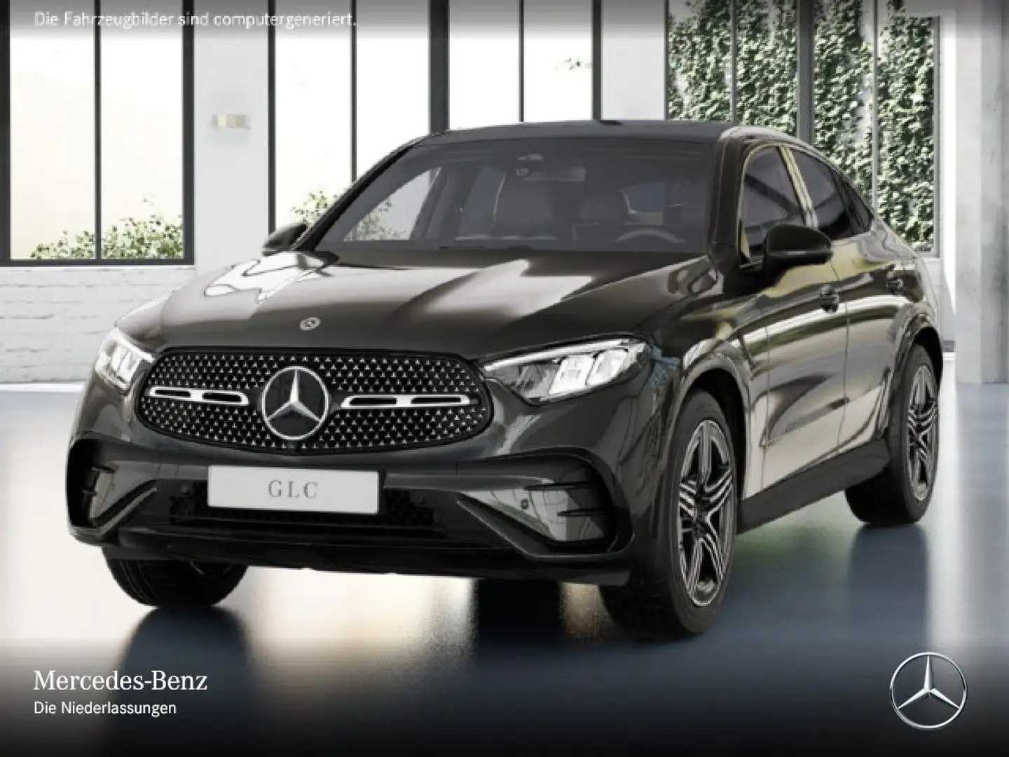 Mercedes-Benz GLC 200 4M AMG+NIGHT+PANO+360+AHK+LED+TOTW+KEYLESS Gris - 2