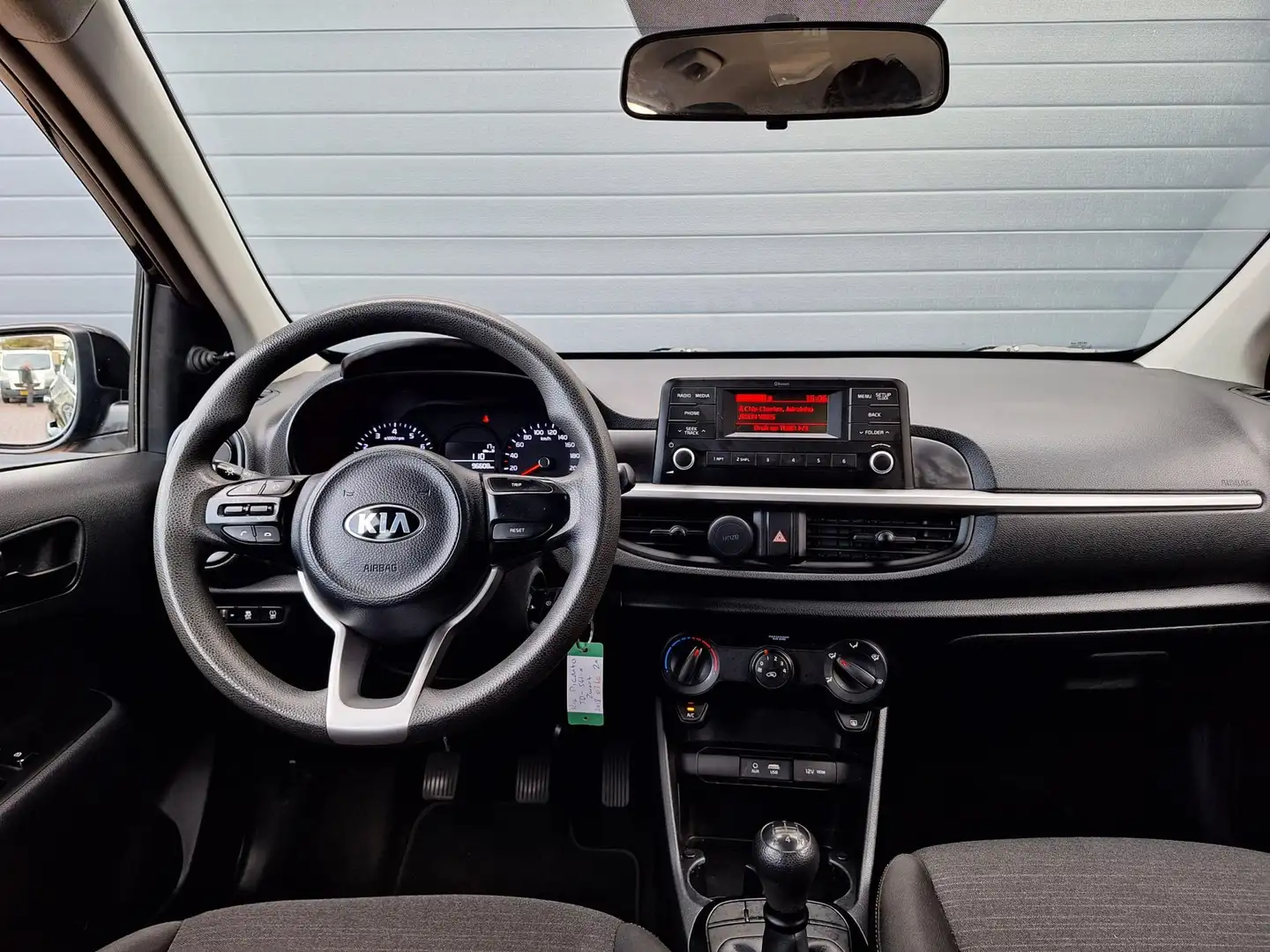 Kia Picanto | 1.0 CVVT EconomyPlusLine | Airco | Lage kilomete Noir - 2