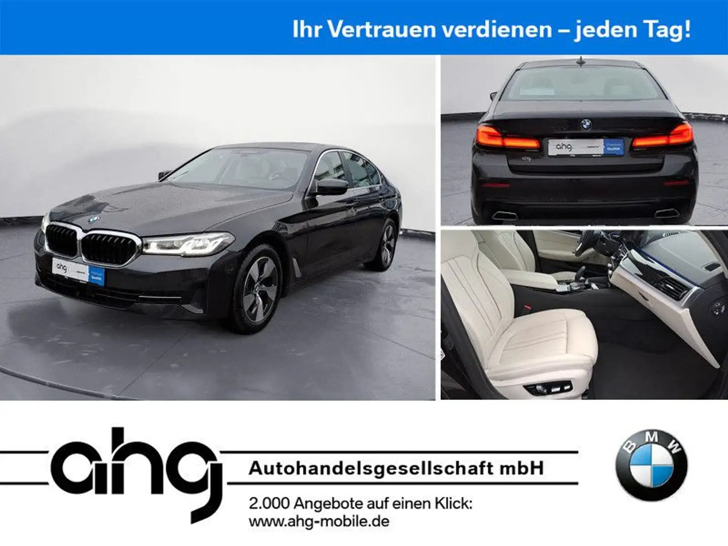 BMW 520 d xDrive Limousne Aut. Komfortsitze Standhzg. Grau - 1
