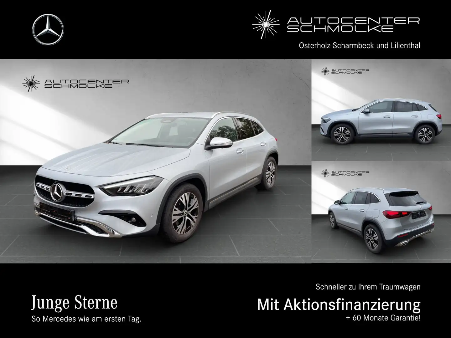 Mercedes-Benz GLA 200 GLA 200 d PROGRESSIVE ADVANCED PLUS*AHK*360°-KAM Silber - 1