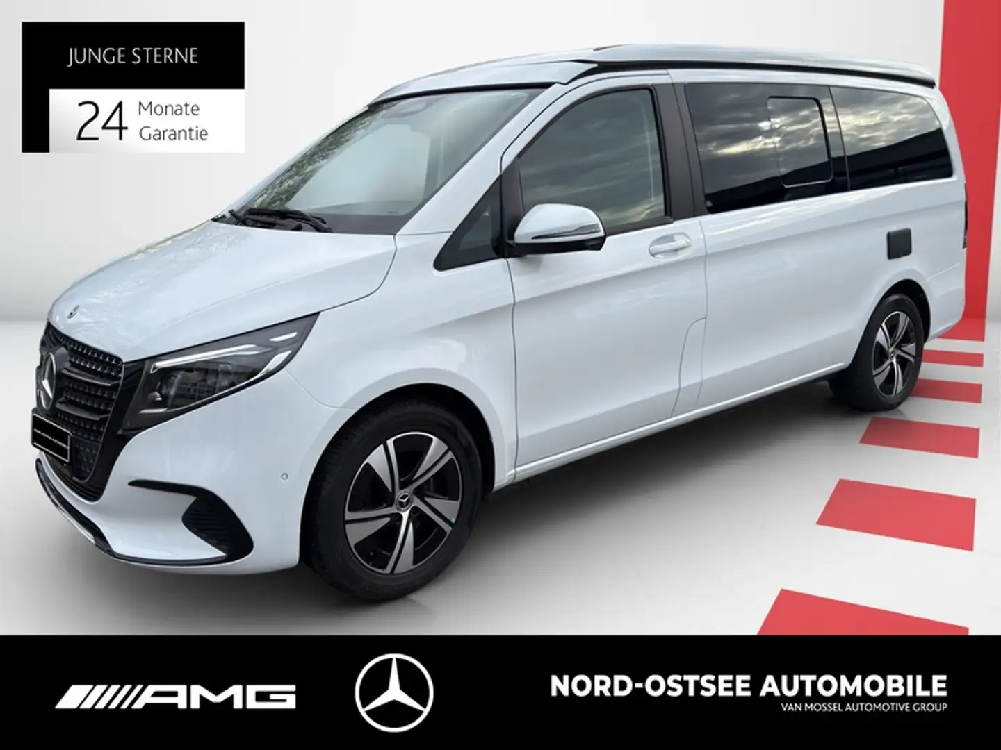 Mercedes-Benz Marco Polo V 250  DISTR LED STANDHZG 360° KAM DAB Weiß - 1