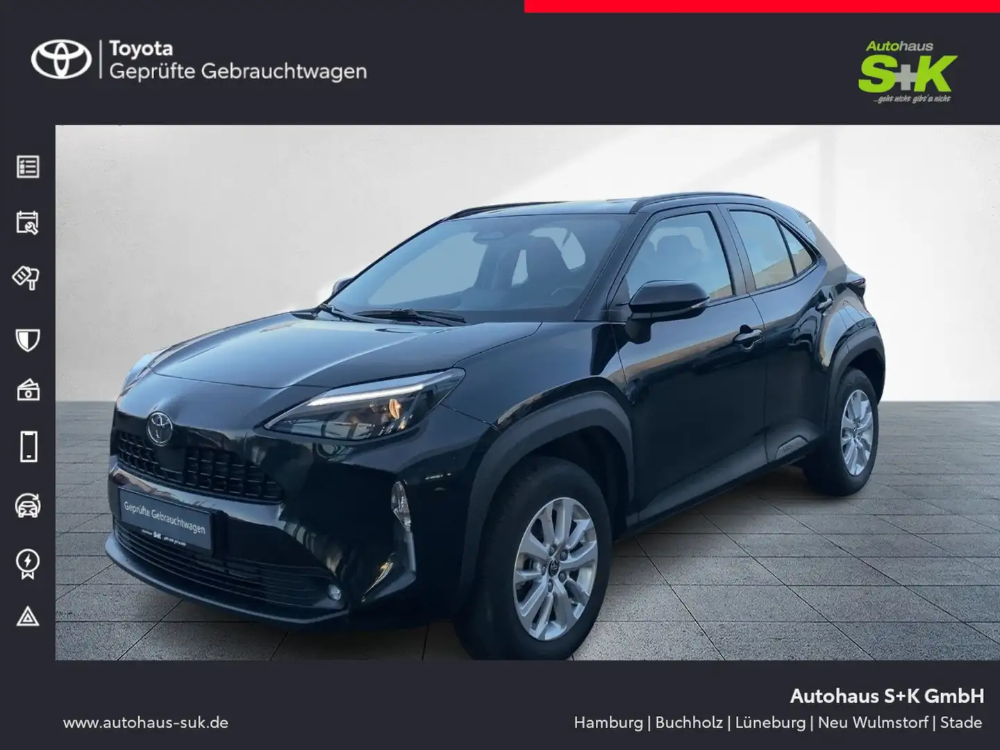 Toyota Yaris Cross 1.5 Hybrid Active*8-fach*WINTERPAKET* Schwarz - 1