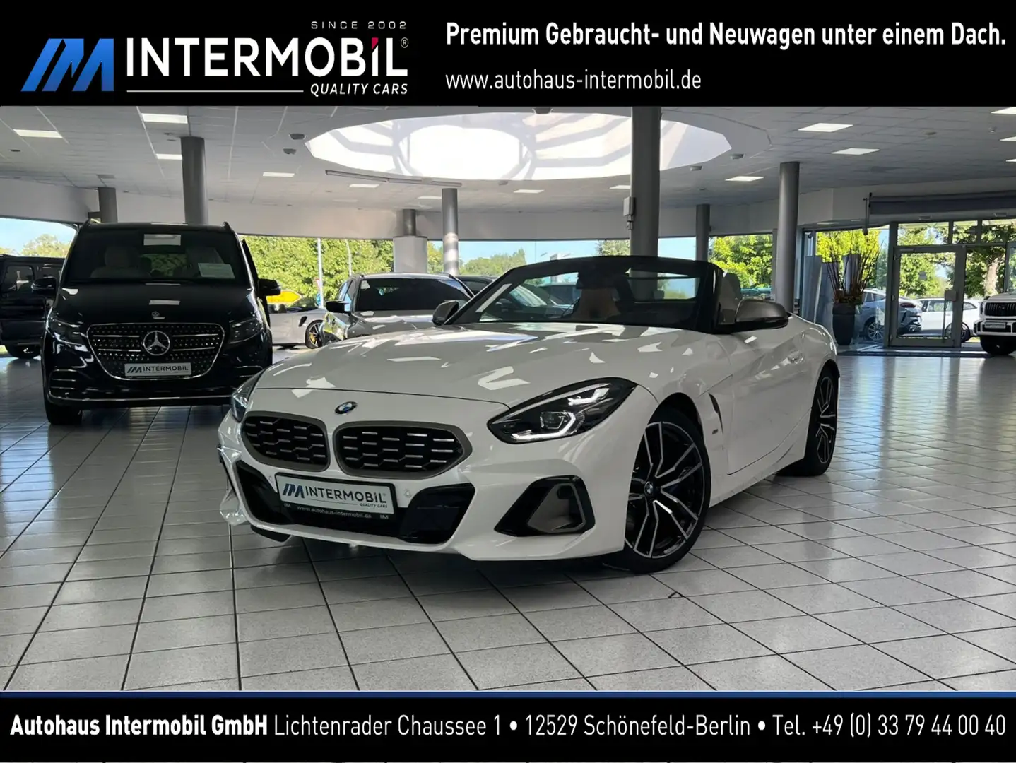 BMW Z4 M *LED*HUD*HARMAN-KARDON*KEYLESS*ALARM*DAB Wit - 1