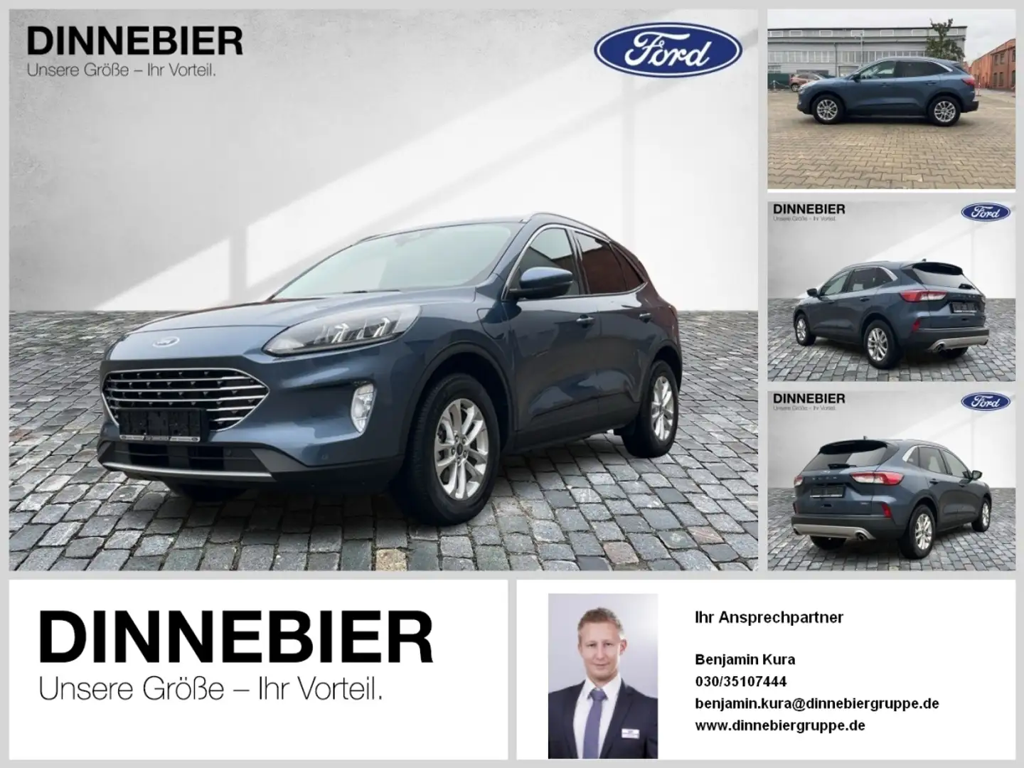 Ford Kuga Titanium Navigation+Kamera+Winterpaket Bleu - 1