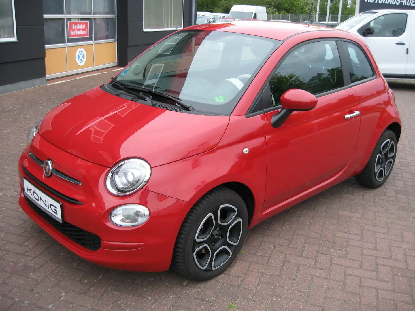 Fiat 500 1.0 CLUB Klima*Tempomat*Apple CarPlay Rot - 1