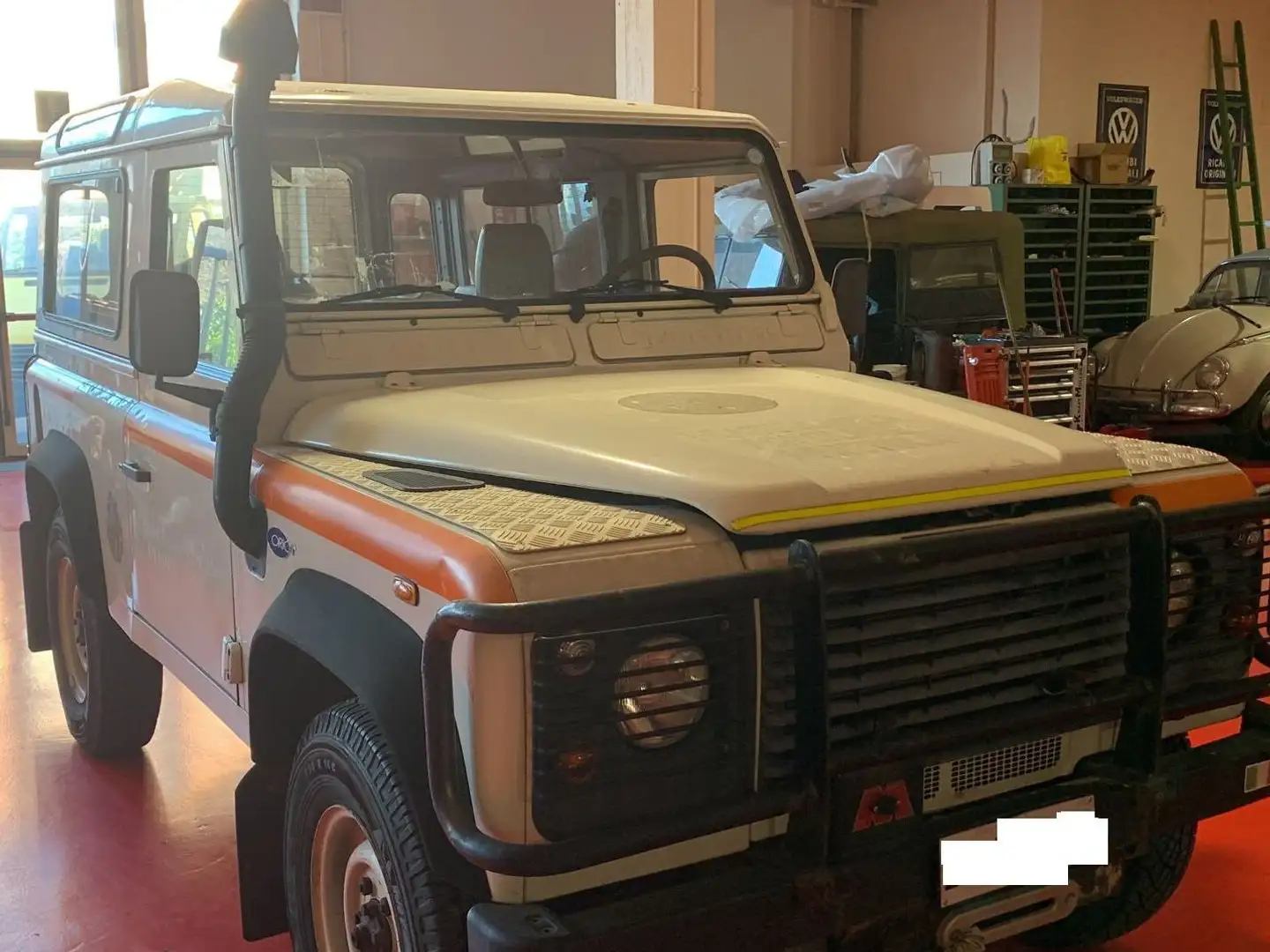 Land Rover Defender 90 2.5 td5 County SW Blanc - 2