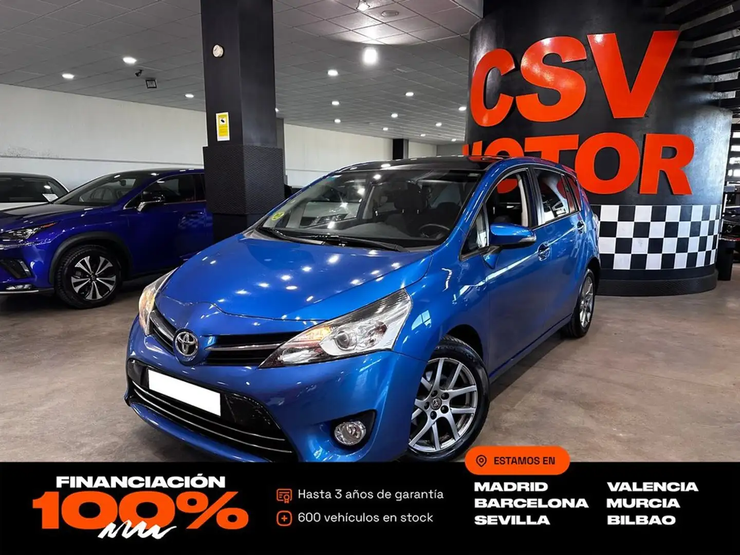 Toyota Verso 115D Advance 7pl. Albastru - 1