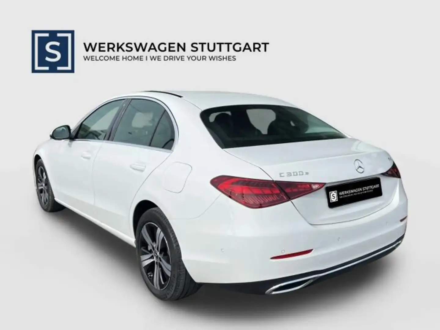 Mercedes-Benz C 300 C 300 e 4M Avantgarde AHK Memory Kamera NP72  Navi Weiß - 2