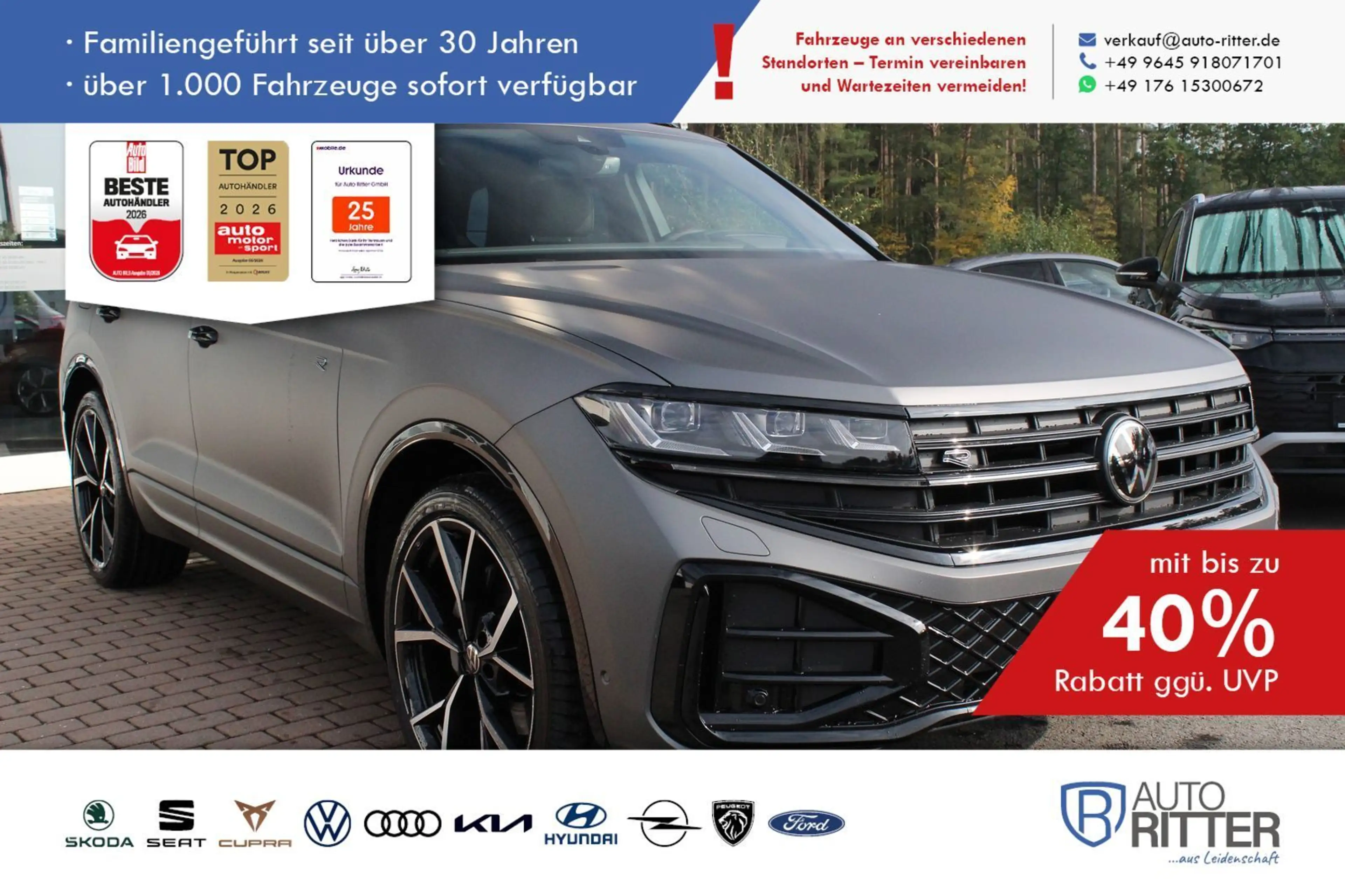 Volkswagen Touareg R-Line Final Edition Pano+SHZ+CarPlay...