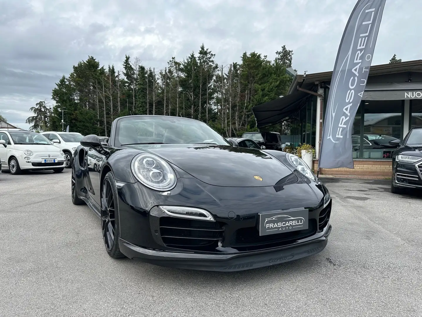 Porsche 911 991 Cabrio 3.8 Turbo S/UNICAFULL CARBON/SCAR.KLINE Nero - 1