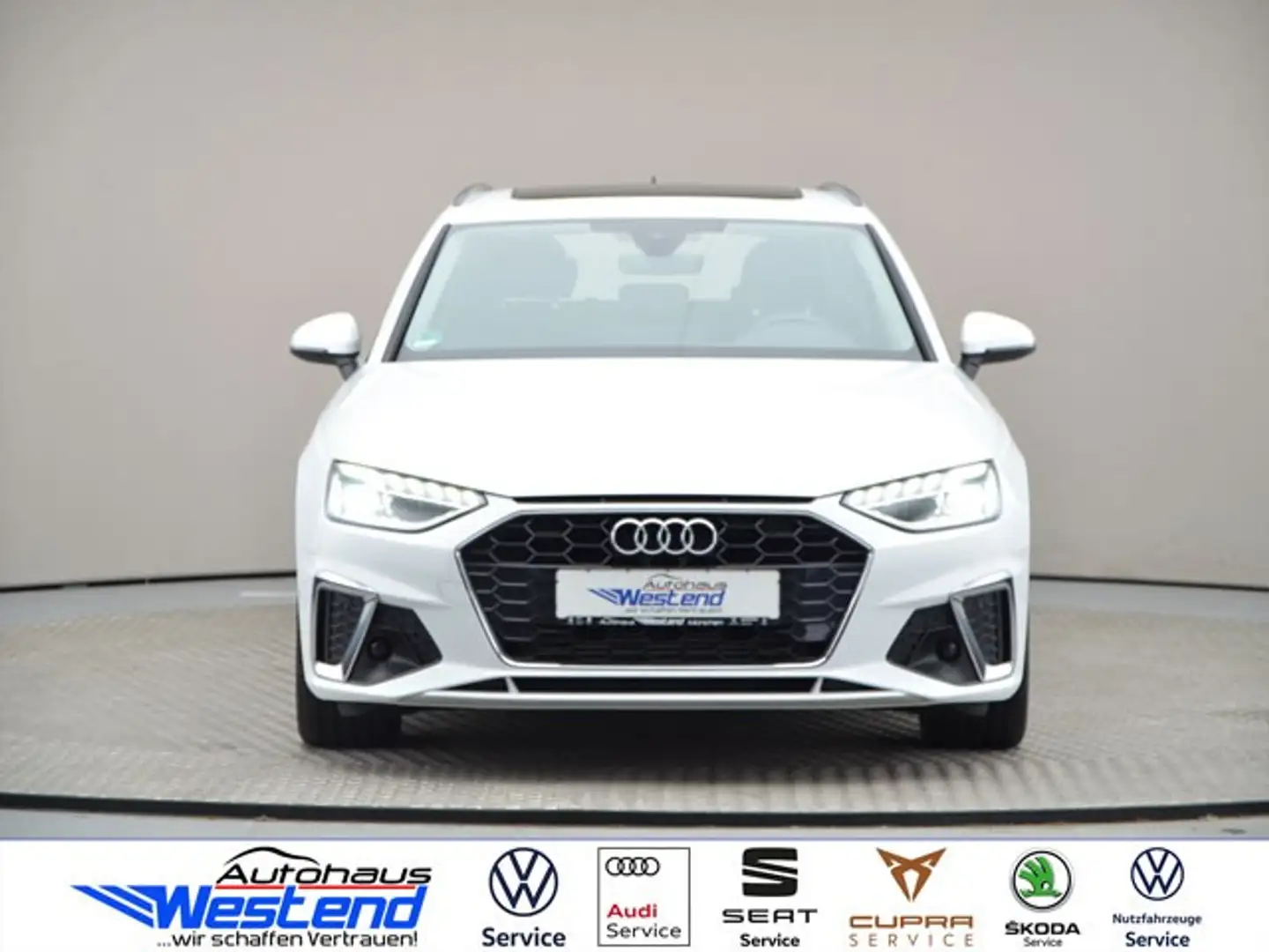 Audi A4 Avant S line 35 TFSI 110kW S tr. Pano Navi LED Weiß - 1