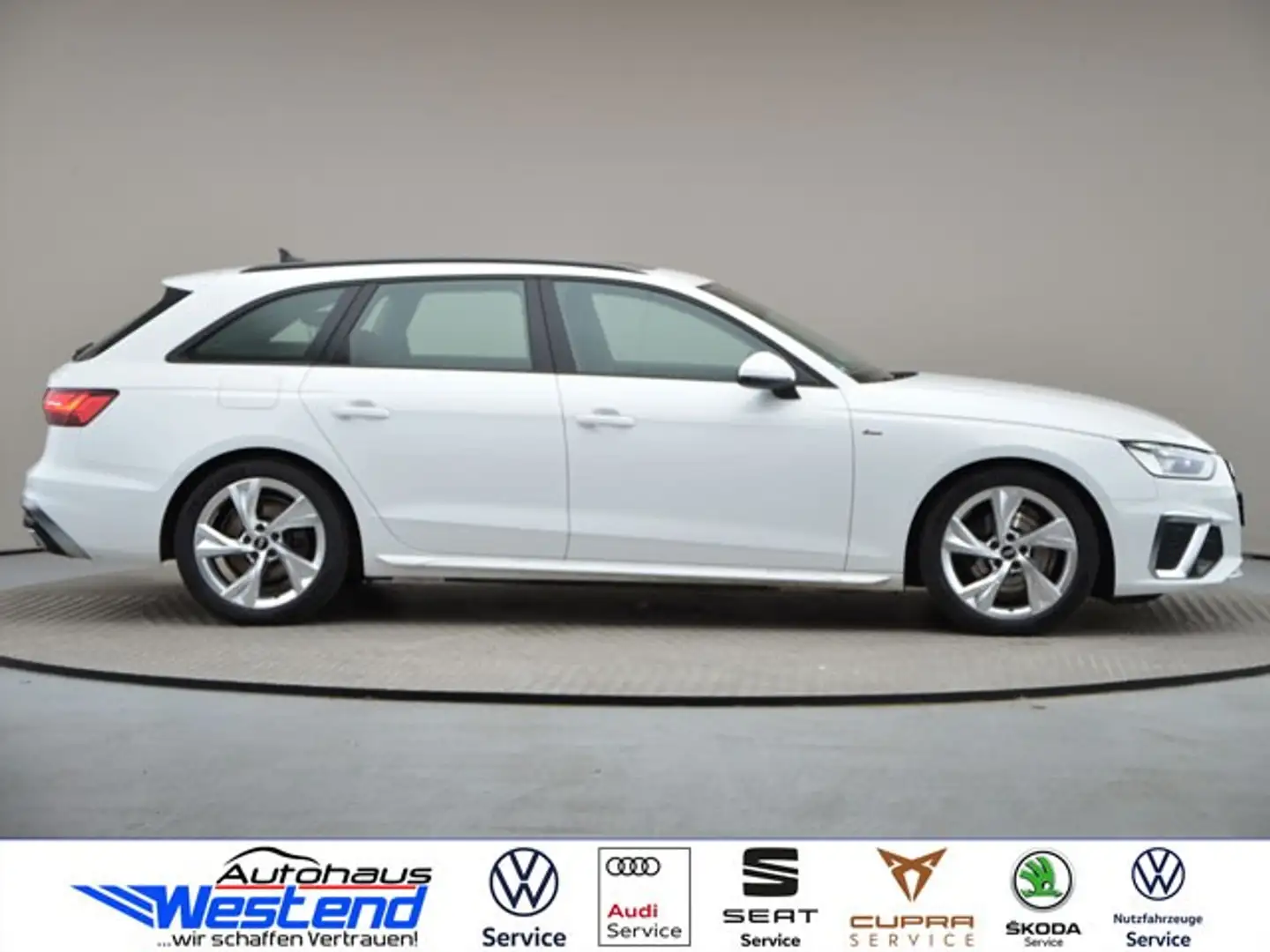 Audi A4 Avant S line 35 TFSI 110kW S tr. Pano Navi LED Weiß - 2