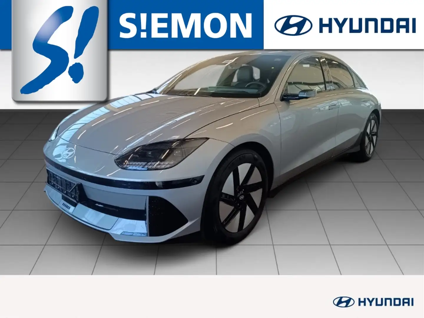 Hyundai IONIQ 6 77,4kWh 2WD UNIQ Digi-Spiegel HUD Navi Digitales C Silber - 1