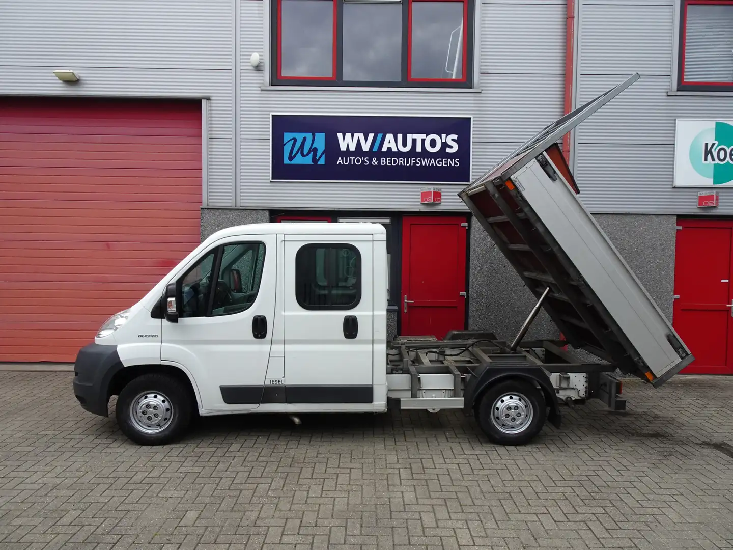 Fiat Ducato 33 2.2 MultiJet MH1 dc achterwaardse kipper Wit - 2