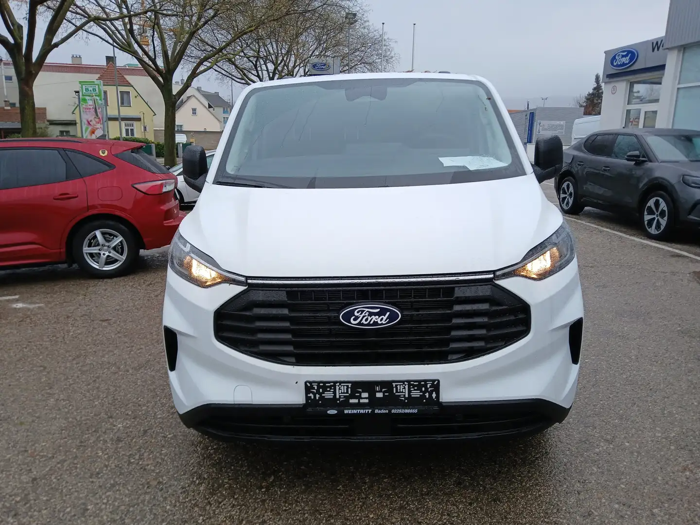 Ford Transit Custom 2,0 EcoBlue L2H1 280 Trend 2 Schiebetüren AHK Weiß - 2