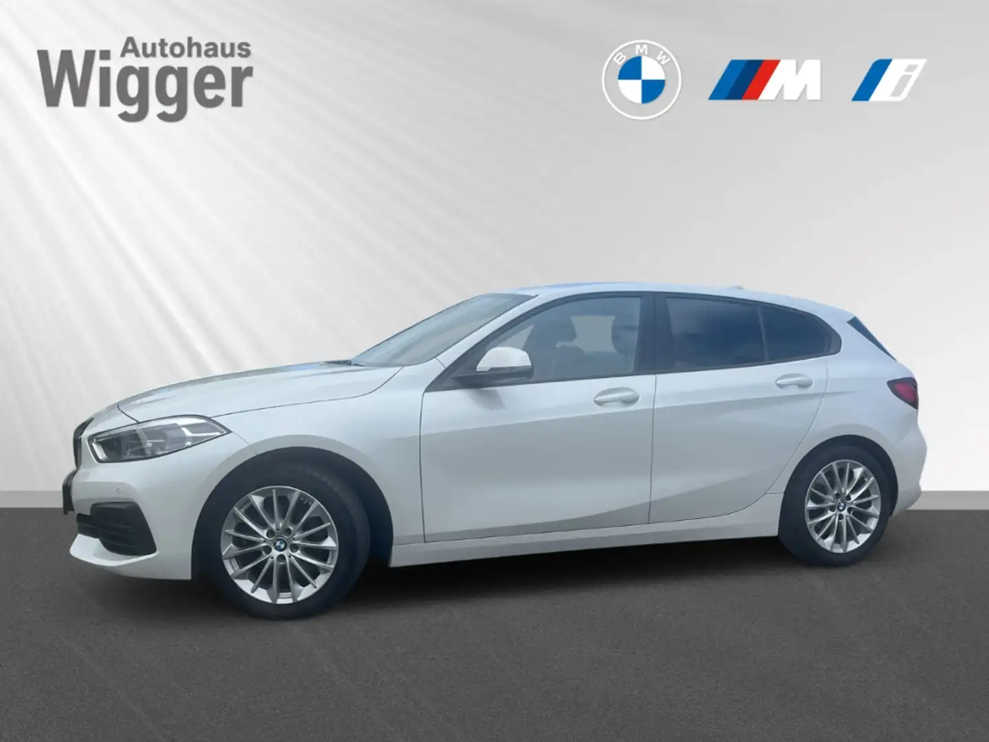 BMW 118 i Aut. Advantage/AHK/Navigation/HarmanKardon Weiß - 2