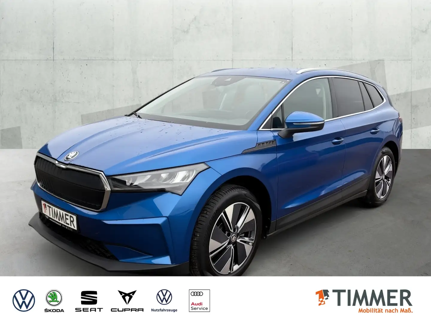 Skoda Enyaq iV 60 LOFT +RKAM +NAVI +SHZ +19" +CARPLAY + Blau - 1