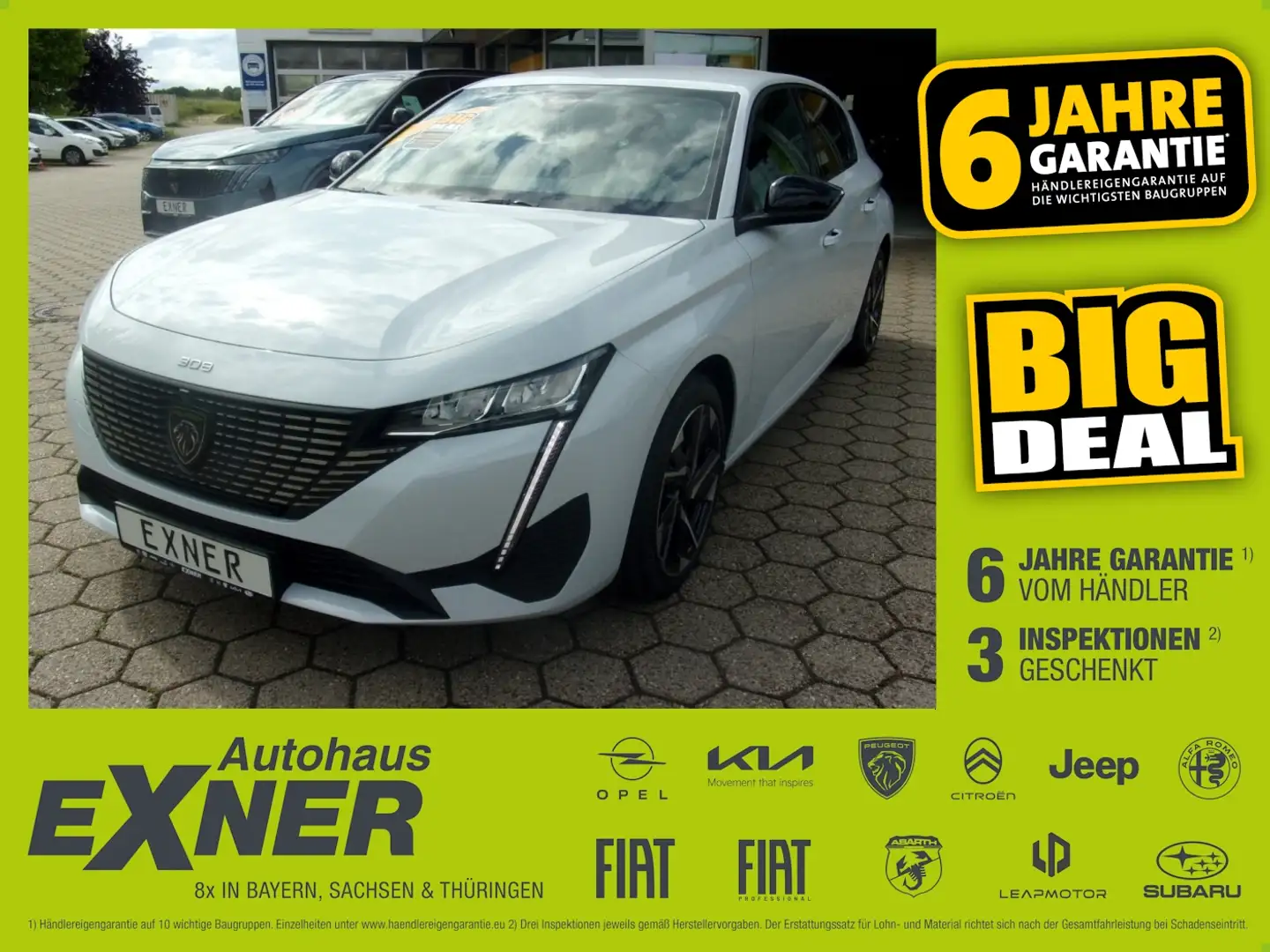 Peugeot 308 Allure | KURZFRISTIG VERFÜGBAR | Privat Weiß - 1